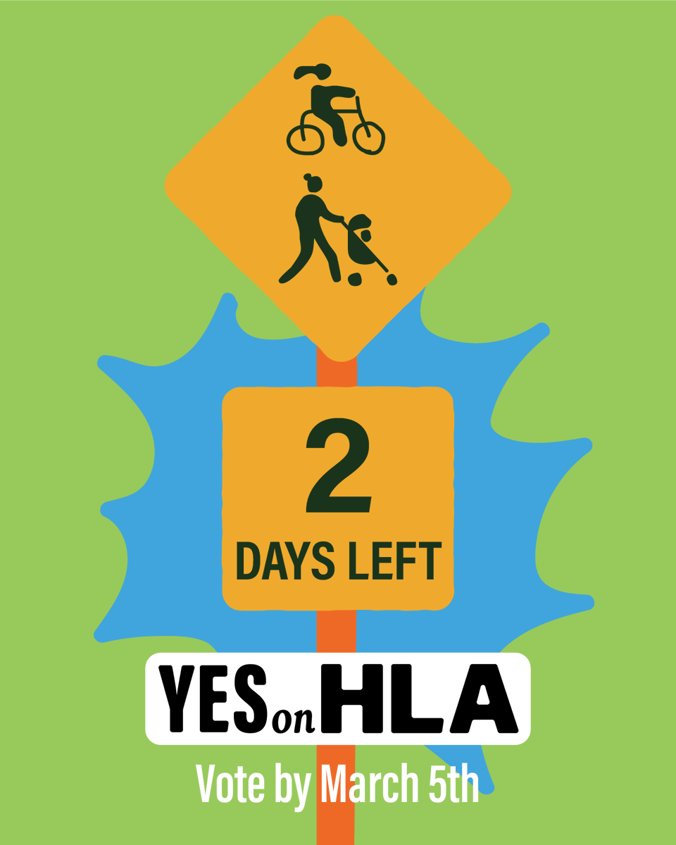 healthystreetla's tweet photo. We have 🧡 2 DAYS 🧡 left to vote YES on Measure HLA.

Return that ballot. Make sure your friends and family return theirs. We need every single supporter to vote if we're going to win this thing. https://t.co/ISLoydL8fa