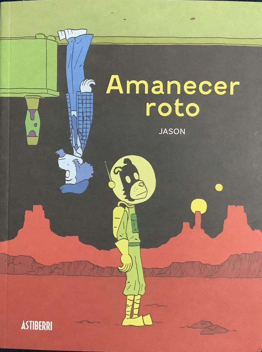 acolostico's tweet image. Amanecer roto es el nuevo libro de @JackX9999 en @Astiberri, un recopilatorio de historias cortas gestadas en la pandemia, más surrealistas, biográficas pero como siempre con esa mezcla de iconos de la cultura académica y popular y ese humor lacónico marca de la casa.