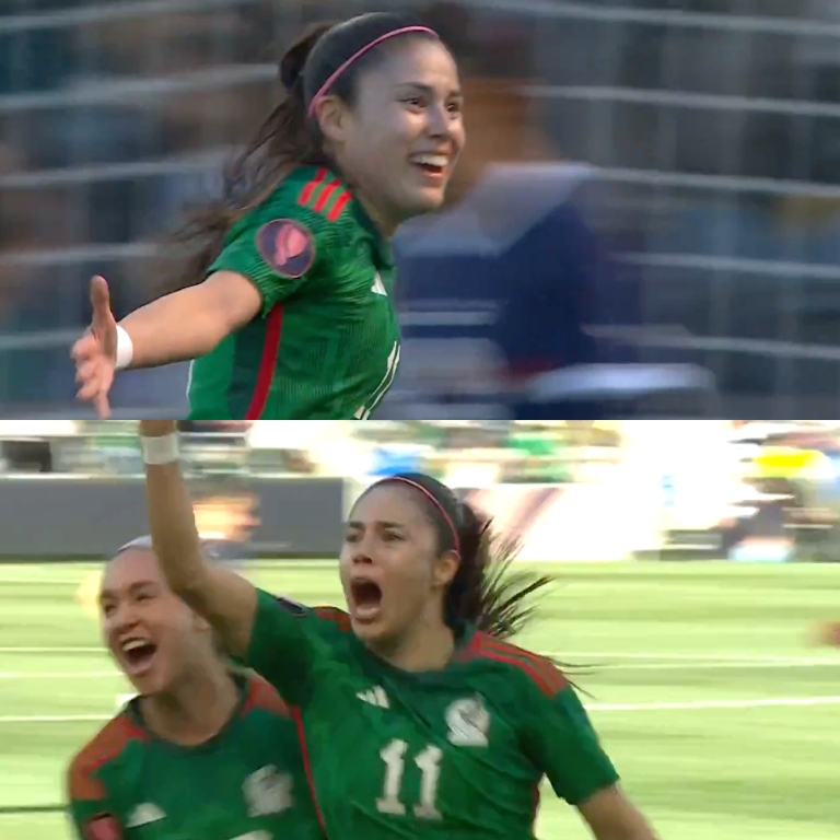 InvictosSomos's tweet photo. Se llama Lizbeth Ovalle, juega en Tigres, le dicen La Maga y NADIE tiene más goles (5) que ella en la presente Copa Oro Femenil. ORGULLO MEXICANO.