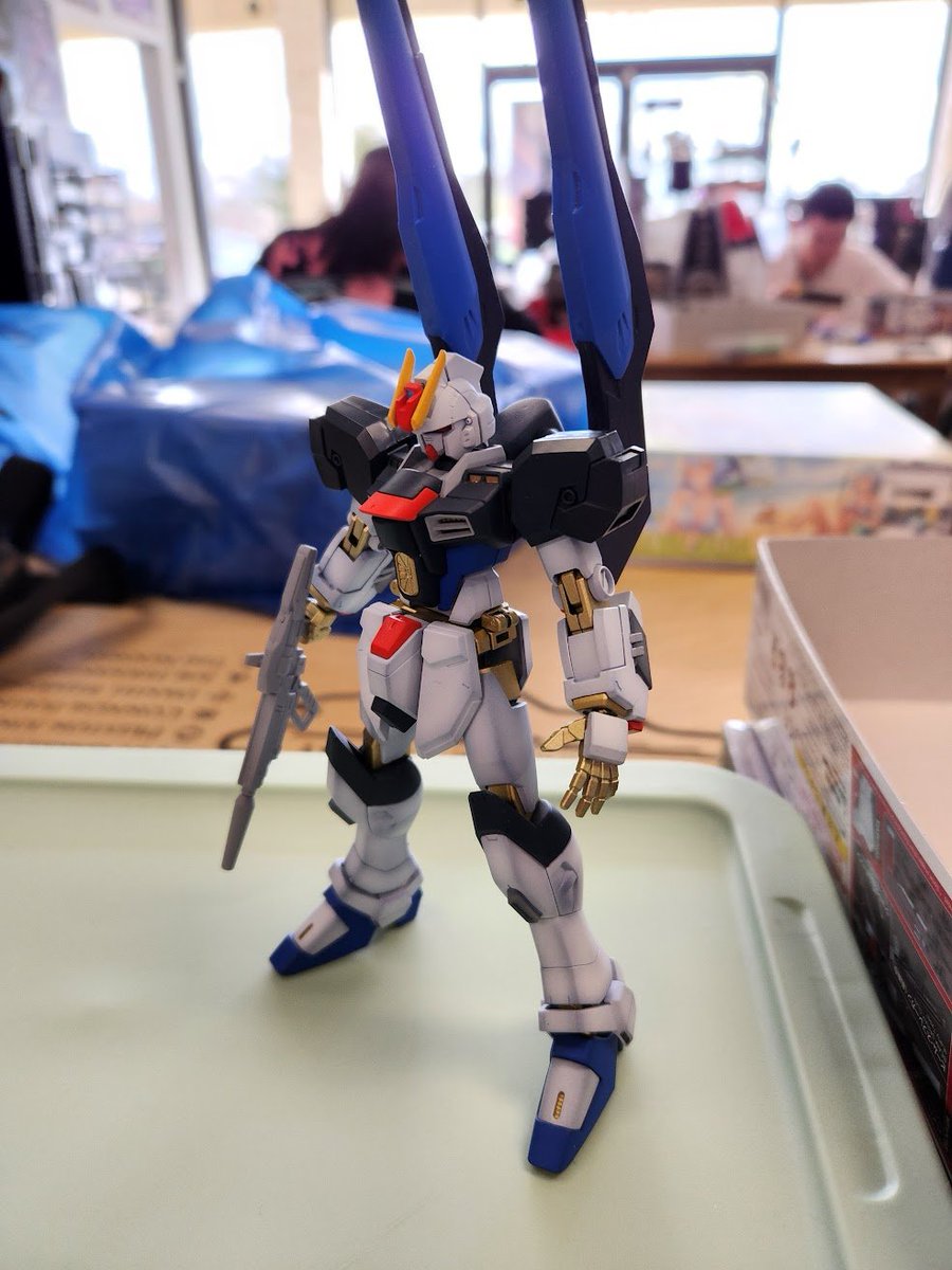 grimoireguy's tweet image. Current WIP. Trying to make a Mass Production Type design for the Strike Freedom

#ガンプラ #gundam #BANDAISPIRITS
