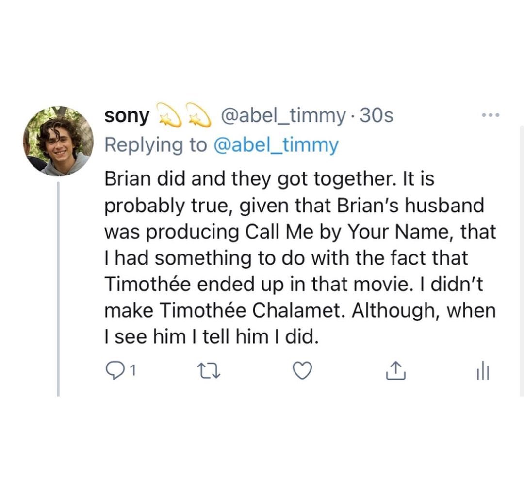 I like to retweet this tweet once in a while, today felt right to do so 🥹🥳 
Also I can’t stop thinking of the little story Brian shared with us once and how all changed since Cmbyn!