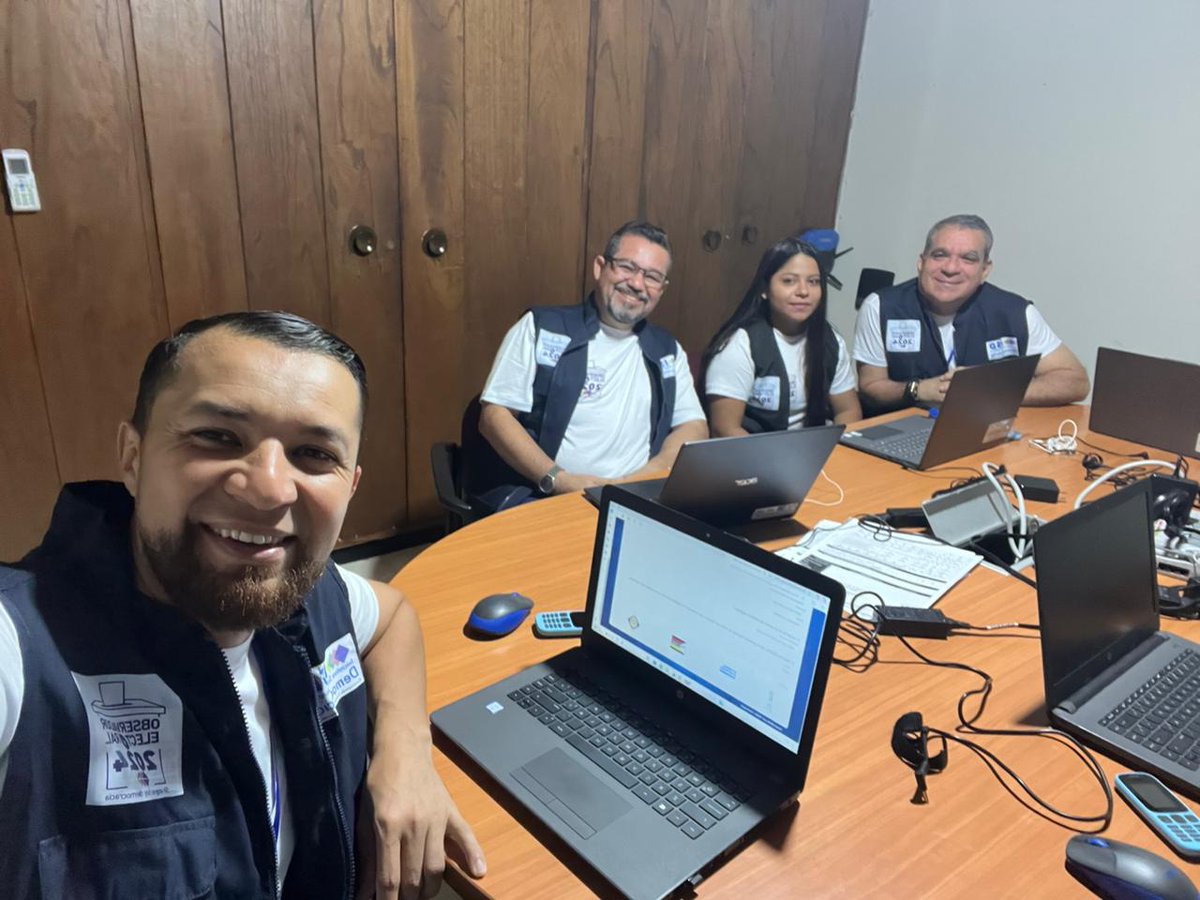 ISD continúa en la observación electoral garantizando la transparencia y legitimidad al cierre de las  #elecciones2024sv