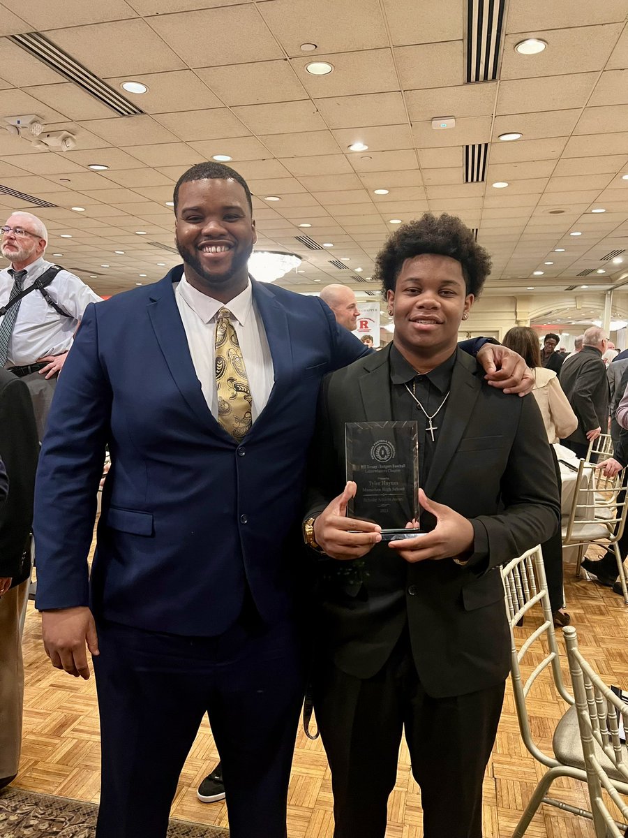 Congrats Tyler on being Metuchen’s Bill Denny lineman of the year!