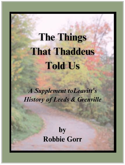 Check out our newest #leedsandgrenville #localhistory publication by #CanadianAuthor Robbie Gorr.

Digital download: OGS Marketplace $15.00
ogs.on.ca/shop/the-thing…

Print copy: Contact leedsgrenville@ogs.on.ca $35.00 plus shipping costs

#genealogy #familyhistory #ontarioancestry