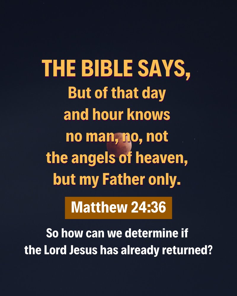 "Being watchful and waiting" extends beyond mere Bible reading and prayer. When you hear someone proclaiming that the Lord has returned, you must also be a wise virgin and carefully heed the voice of the Lord.