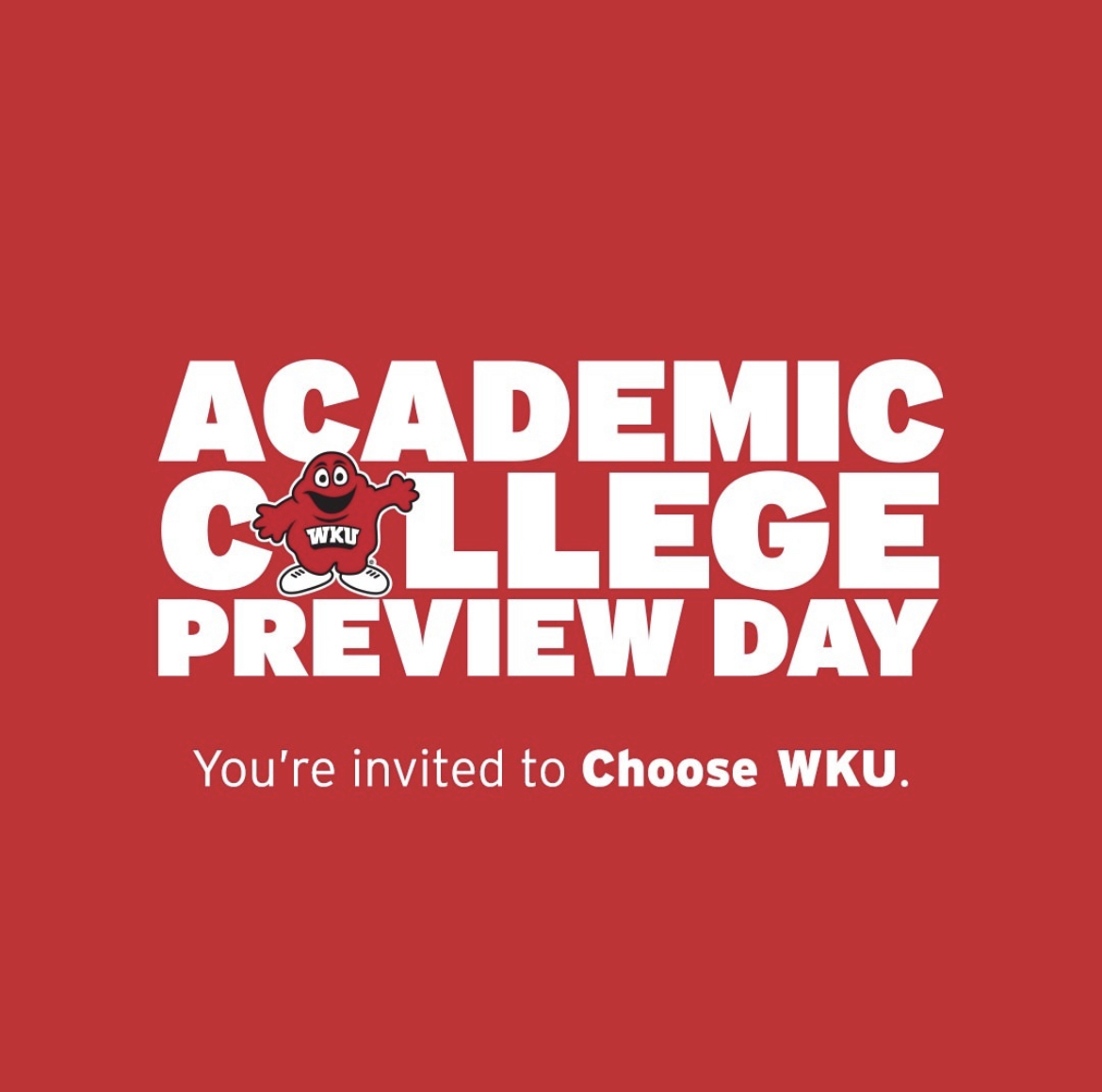🎓✨ **Choose WKU: Academic College Preview Day!** ✨🎓
 📘💼 Admitted  GFCB students explore your major and get a taste of the Hilltopper experience. 🌟🎉 March 9th or 30th. Register here: wku.edu/admissions/cho…

#wku #youbelongatgfcb #ChooseWKU #HilltopperJourney 🎓🔴⚪