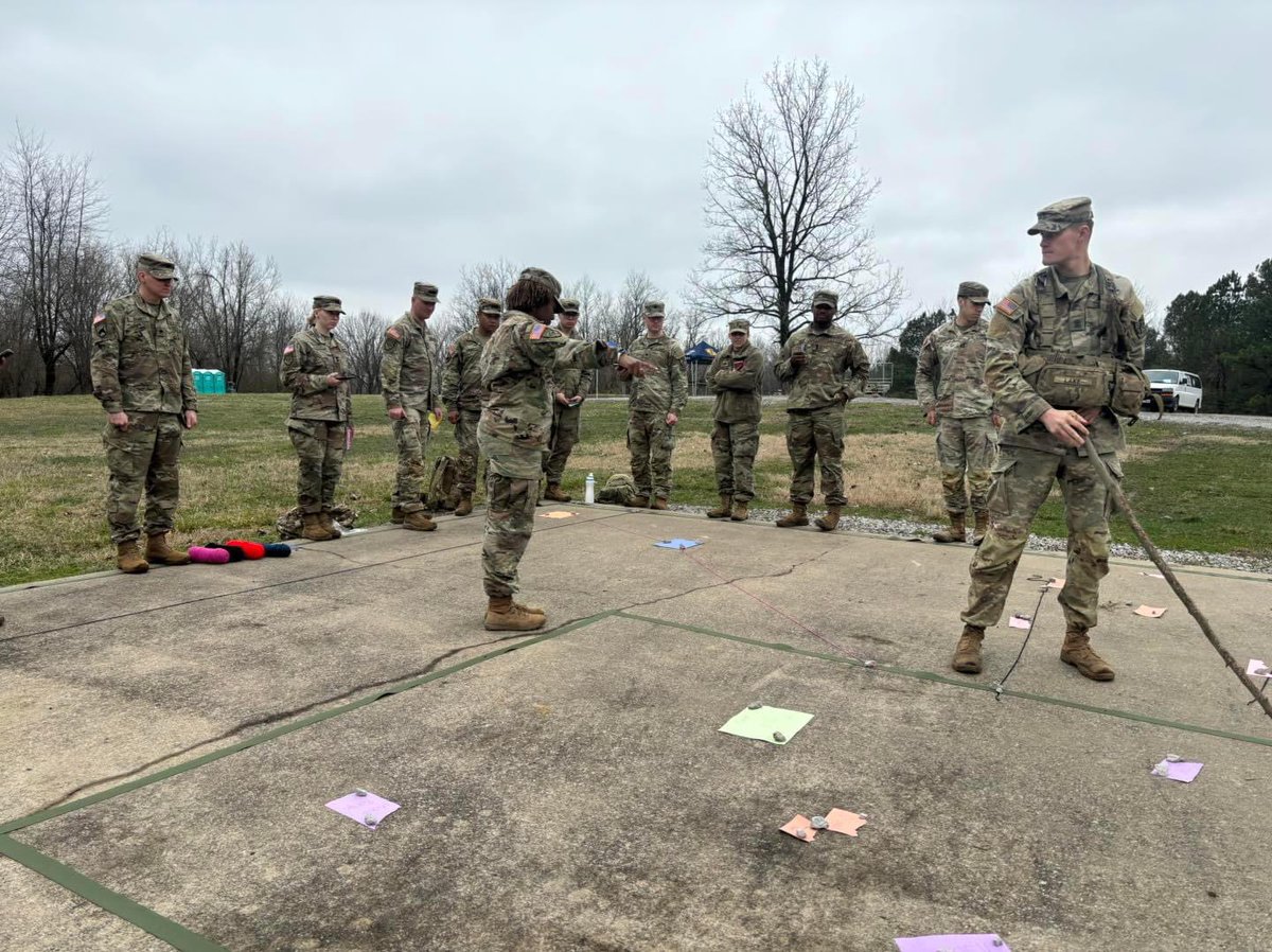 Murray State University and University of Tennessee at Martin Cadets conducted a ROC Drill in preparation for the upcoming JFTX with Carson-Newman and East Tennessee State University.  
The JFTX is a four day training event at FT. Knox to prepare Cadets for CST24.