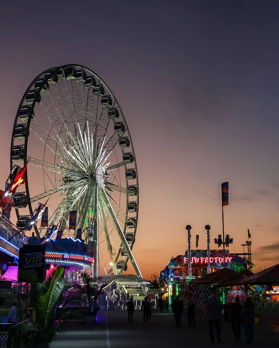 Under the neon glow 🎡 📍 Carnival presented by @FirstCommCU