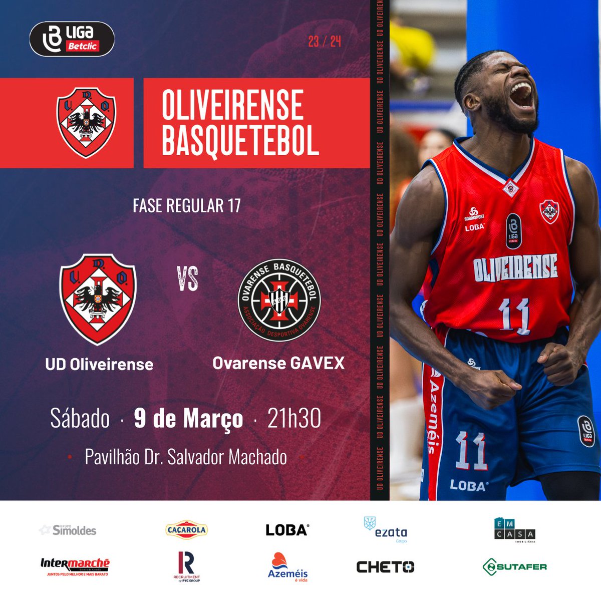 Este sábado temos jogo em casa frente à ADO! 😁 Convidamos todos os nossos adeptos a virem preencher as bancadas do nosso pavilhão e demonstrarem o seu apoio à nossa União! 👊 Contamos contigo! ❤️💙

🎫 Preço dos bilhetes:
Não Sócios | 5€
Sócios | 3€

#UDObasket #SomosUnião