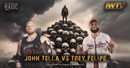 NEW MATCH ANNOUNCEMENT! At “Last One Standing: Michael Scott Paper Company” @JohnTellaSucks will face long time rival @TREYFELIPE21 ! Get tickets at PWMTickets.com Interested in sponsorship? Email us at WrestlingIsMagic@gmail.com #ThisIsMagic