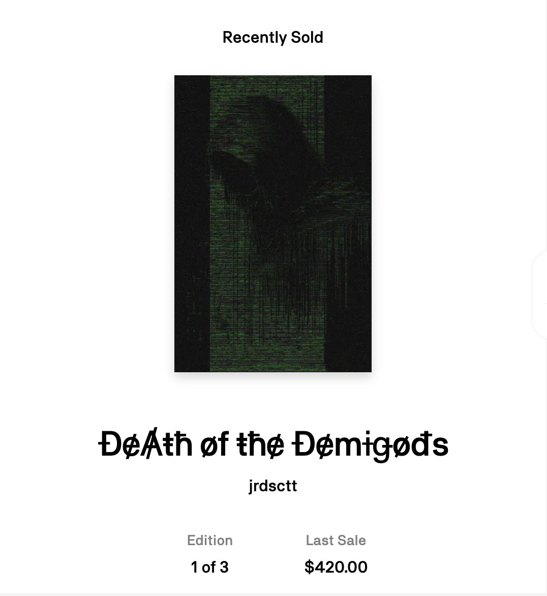 made a couple of sales this week &amp; i'd like to try and pay it forward

shill what you got, if i see something i like (for the right price) i'll add it to my collection or kick off an auction  

eth, tez, sol

not required, but a retweet would be nice so others can join in