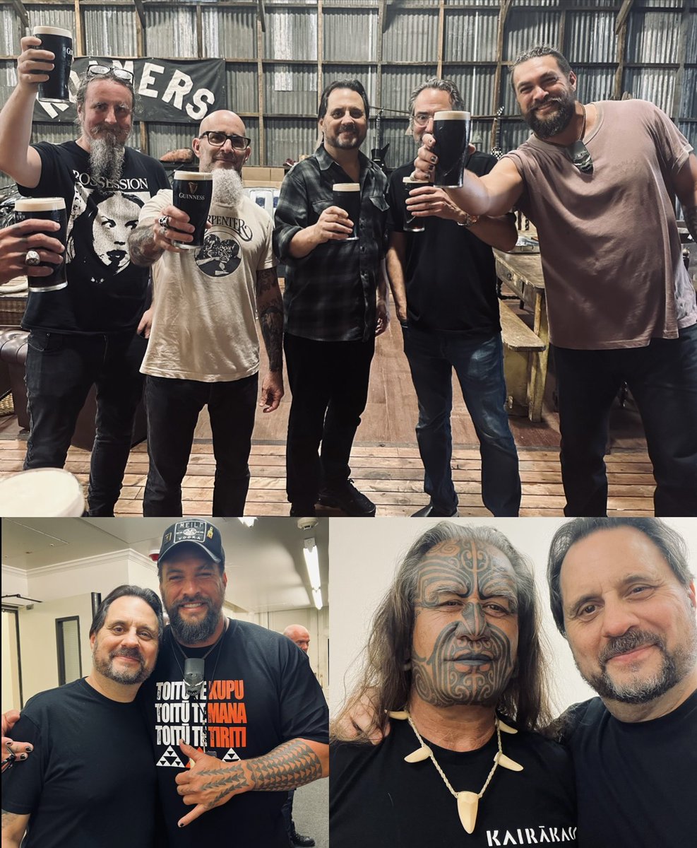 What an experience, Auckland, New Zealand! A very special thanks to Jason Momoa for his hospitality and to Wetini Mitai for making this Mr Bungle performance one we will never forget. Next stop - Australia!!