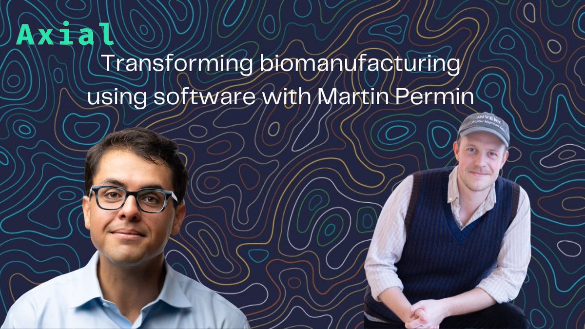 Transforming biomanufacturing using software with Martin Permin <a href="/purrmin/">Martin Permin</a> 

Excited to have a conversation with Martin Permin, Founder and CEO of ⁠Invert⁠. The company is on a mission to transform biomanufacturing through advanced software and data analytics