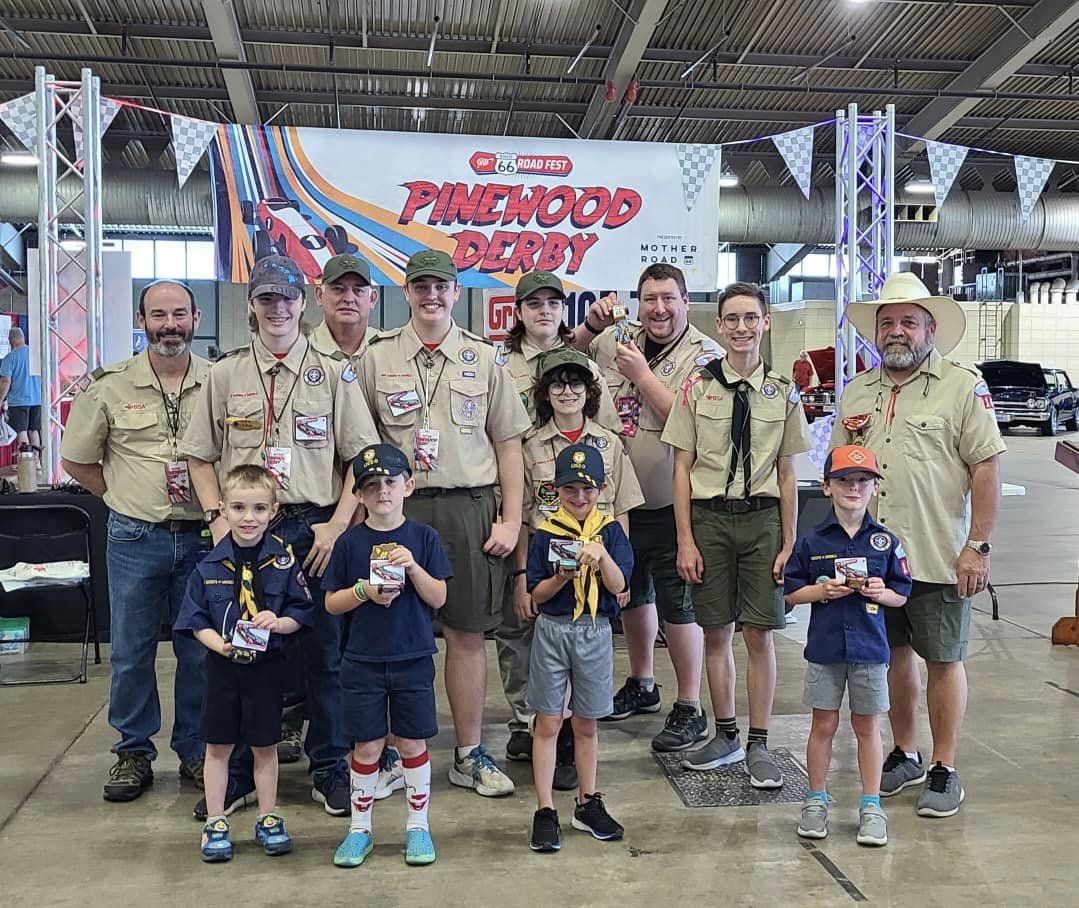 We are partnering with the Boy Scouts of America and bringing the Pinewood Derby to AAA's Route 66 Road Fest! 🏎 🏁 Click the link to sign up: route66roadfest.com/activities/ #rt66journeyto100 #route66roadfest #pinewoodderby #boyscoutsofamerica #aaaoklahama