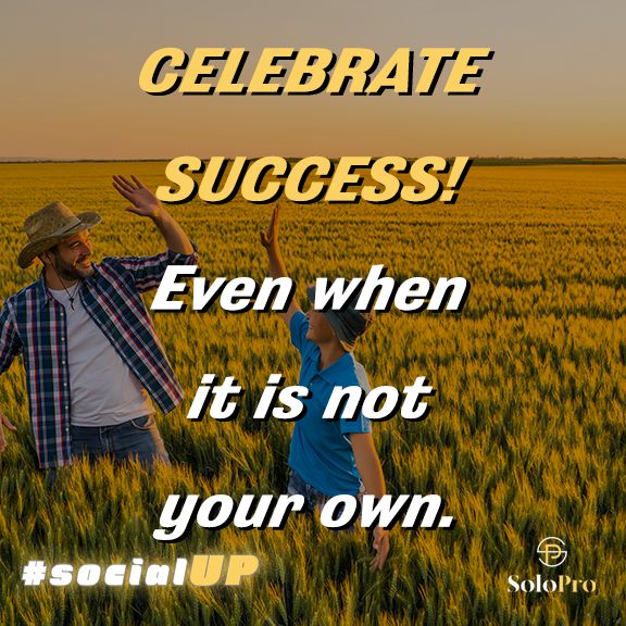claning's tweet photo. "Celebrate Success! Even when it is not your own."
#socialup #wednesdaymotivation #supportrules https://t.co/RVOwTWVith