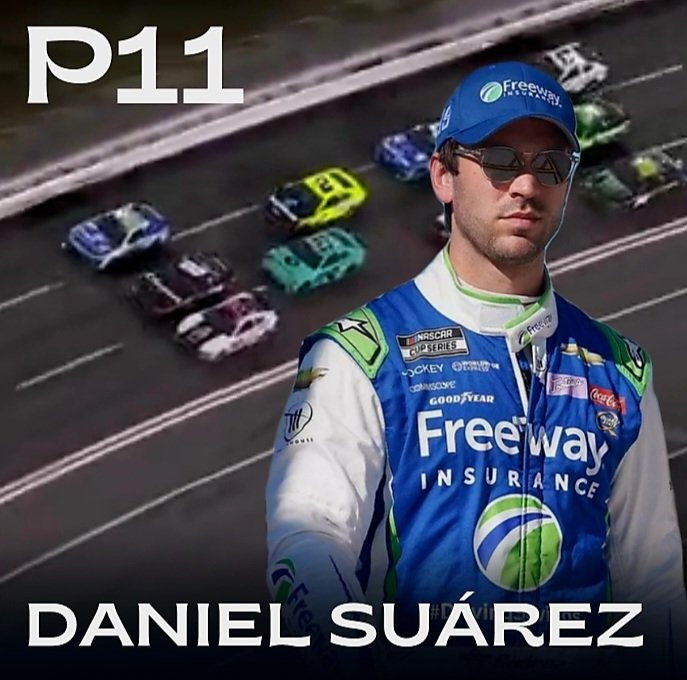 Daniel Suárez sigue cosechando puntos en la #NASCAR Ahora logra P11 en las Vegas!!  #SouthPoint400