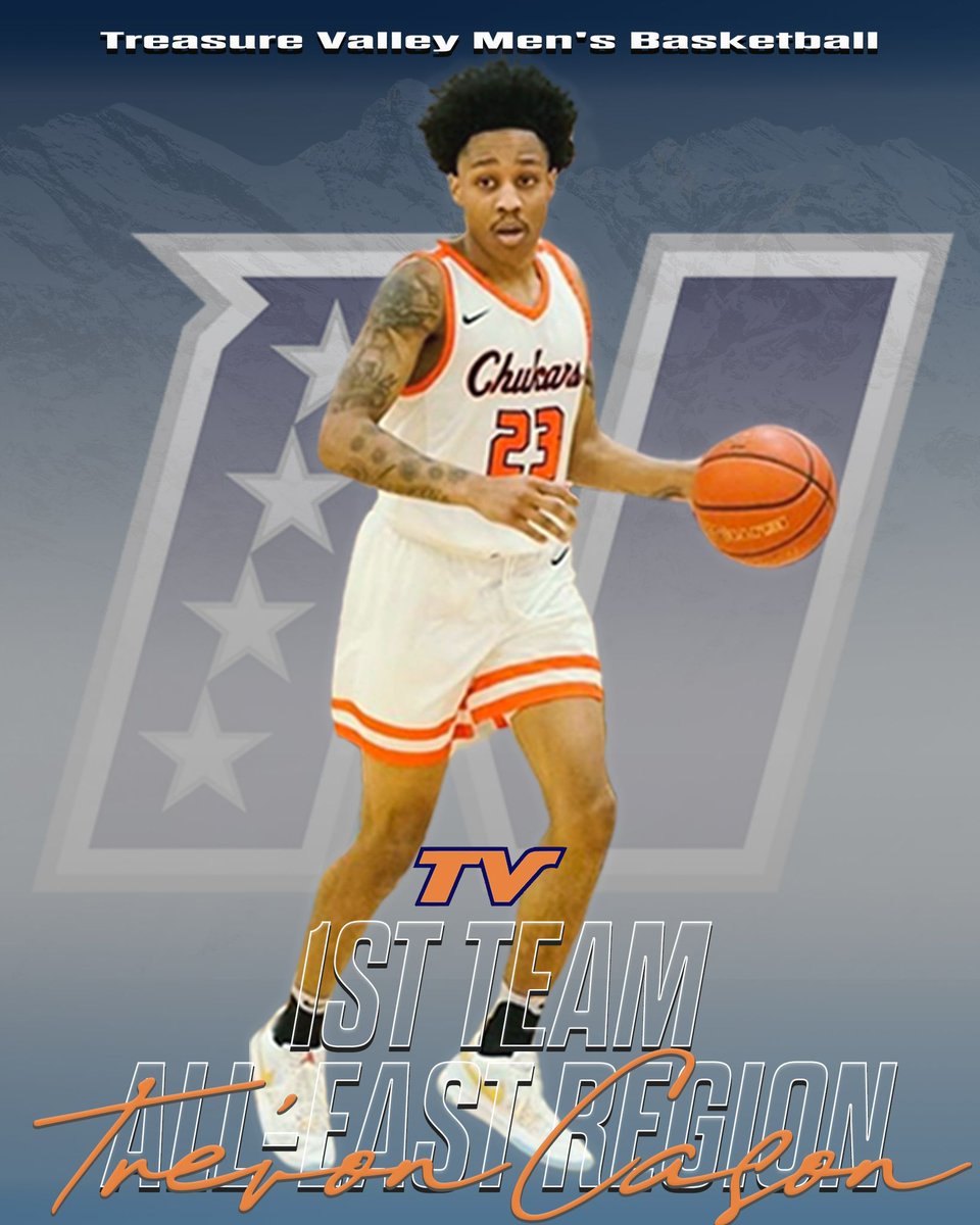 Treasure Valley Men's Basketball (@tvccmenshoops) on Twitter photo Congratulations to Soph. <a href="/Trevoncason_/">Tre’von Cason</a> on his 1st Team All East Region selection!
18 PPG | 4.5 RBD | 2 AST | 2.5 STL
ON
57.2% | 41.5% | 78.2% SPLITS
Currently holds an offer from Eastern Oregon University & hearing from many more!
<a href="/JUCOadvocate/">JUCOadvocate - Brandon Goble</a> <a href="/JucoRecruiting/">JucoRecruiting.com</a> <a href="/CoachCodyHop/">Cody Hopkins</a> Congratulations to Soph. <a href="/Trevoncason_/">Tre’von Cason</a> on his 1st Team All East Region selection!
18 PPG | 4.5 RBD | 2 AST | 2.5 STL
ON
57.2% | 41.5% | 78.2% SPLITS
Currently holds an offer from Eastern Oregon University & hearing from many more!
<a href="/JUCOadvocate/">JUCOadvocate - Brandon Goble</a> <a href="/JucoRecruiting/">JucoRecruiting.com</a> <a href="/CoachCodyHop/">Cody Hopkins</a>