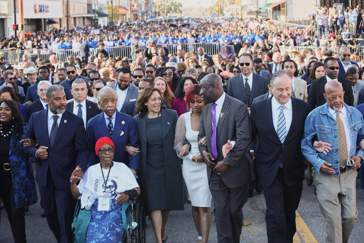 Our fight for freedom is not over. We are witnessing a full-on attack on hard-fought freedoms, starting with the freedom to vote. President Biden and I will continue to demand that Congress pass the Freedom to Vote Act and the John Lewis Voting Rights Advancement Act.