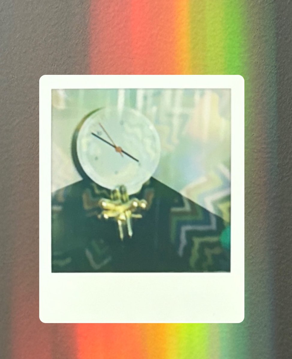 InstallationMag's tweet image. Day 62 / 366 🕔 Time for a double exposure 🌈 “Holographic Refraction” just returned from the framer. I’ve admired the work of @Jen_Stark ever since the early issues of #InstallationMag in 2011. Collect art you believe in. You get to grow up together. #mypolaroidperspective