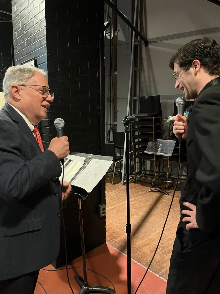 On the air live with the @PghYouthSymph. @JCunninghamWQED interviewed Music Director Jacob Joyce, harpist Sophia Jho and French horn Bryce Lowden before the concert.