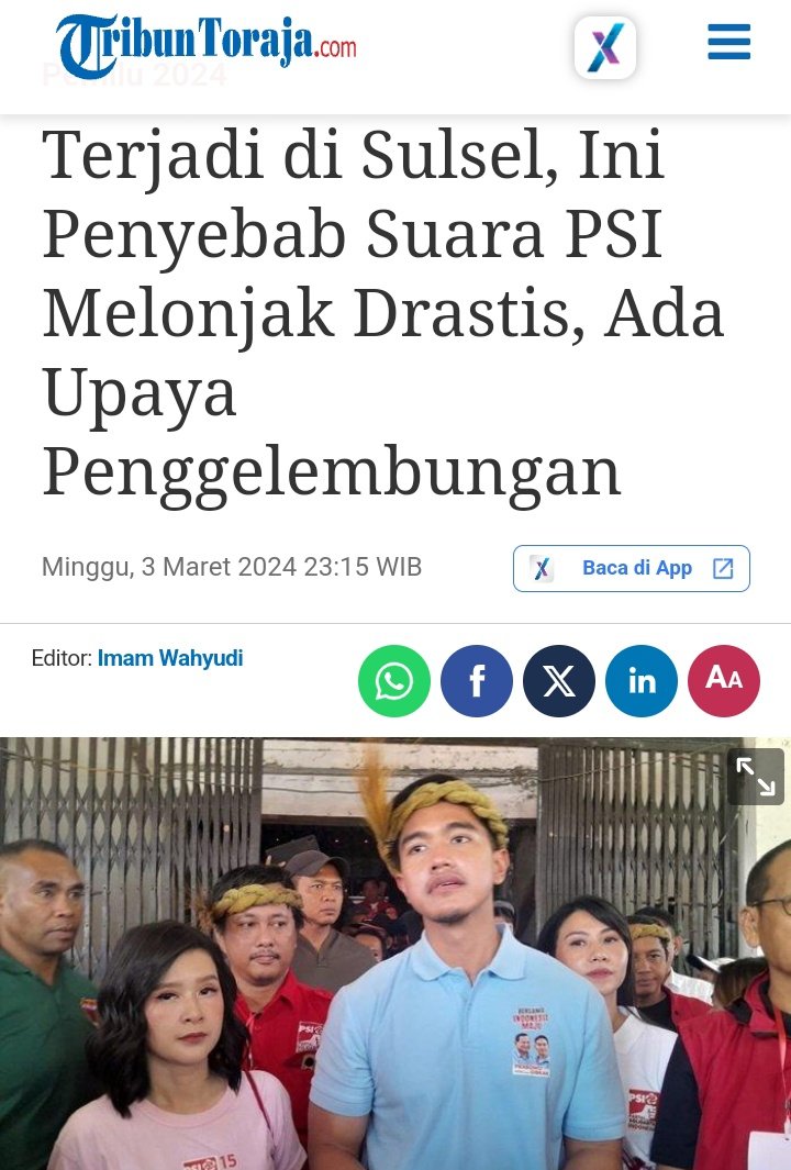 Terbongkar lagi upaya pengelembungan suara PSI, kali ini di Sulsel. Seperti daerah lain, suara PSI aslinya kosong tapi diisi 67 suara, ada juga yg cuma 5 diisi 37. Begini dibilang wajar, dasar bungul. @KPU_ID @bawaslu_RI Kalian dibayar pakai uang rakyat unk adil, hati-hati…