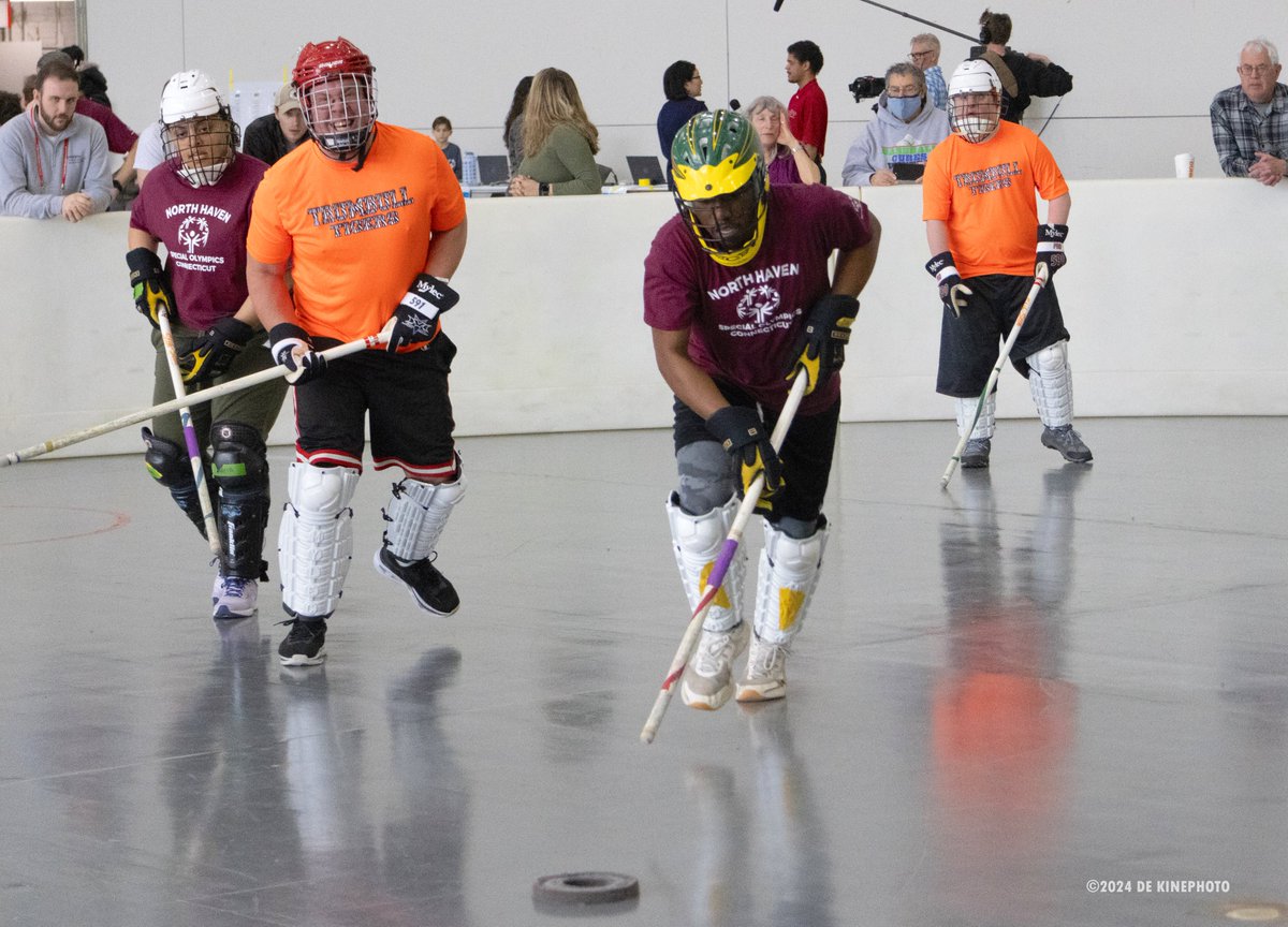 Great teamwork and skills displayed by our athletes and Unified partners this weekend at @prattandwhitney!
Thanks to awesome volunteer photographer Bill De Kine for catching all of these floor hockey highlights! #soct #soctgames #floorhockey #choosetoinclude #specialolympics