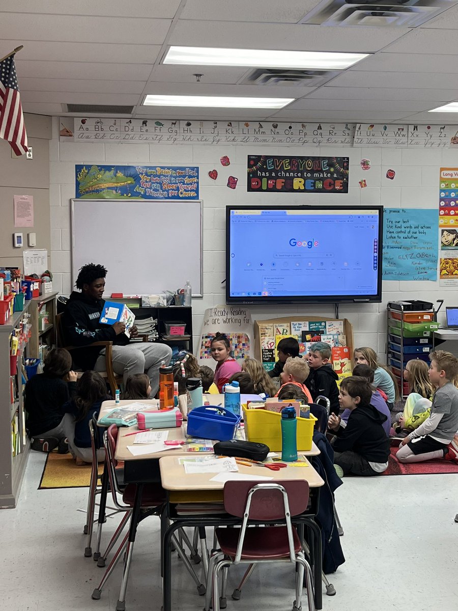 What a honor to be help out with reading Across America Friday!!! #WVU