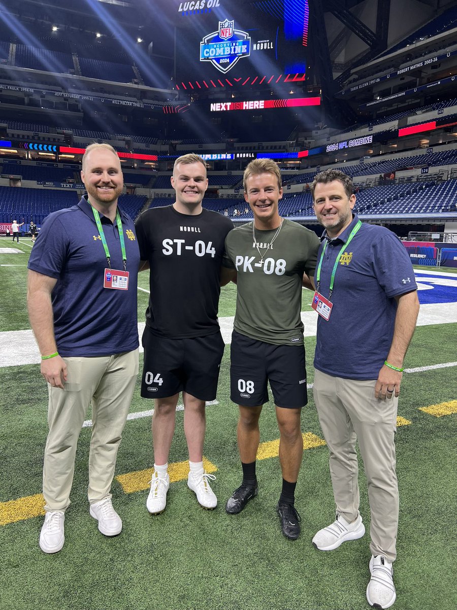 Jesse Schmitt (@coachjs50nd) on Twitter photo The boys balled out tonight!! Glad to have these two represent <a href="/NDFootball/">Notre Dame Football</a> at the combine #ChaosKills☘️ #Brotherhood The boys balled out tonight!! Glad to have these two represent <a href="/NDFootball/">Notre Dame Football</a> at the combine #ChaosKills☘️ #Brotherhood