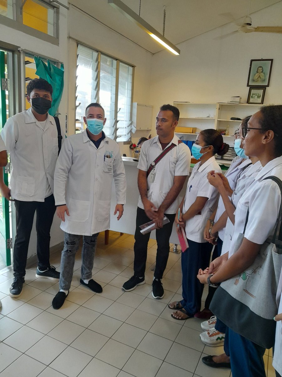 #BMCTimorLeste, Oecusse comienzan estudiantes de 6to año de medicina rotaciòn de Cirugìa General con el Dr Gianco D'Atri especialista en Cirugìa General quien impartirà la asignatura porque #CubaCoopera, #CubaEduca, #CubaEsSolidaridad, #CubaPorLaSalud