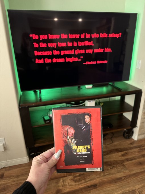Any fans of Freddy&rsquo;s Dead?! 🖤 #freddykrueger #HorrorCommunity https://t.co/IfSu06i7st<a href="/tag/freddykrueger"class="tags">#freddykrueger</a><a href="/tag/horrorcommunity"class="tags">#HorrorCommunity</a>