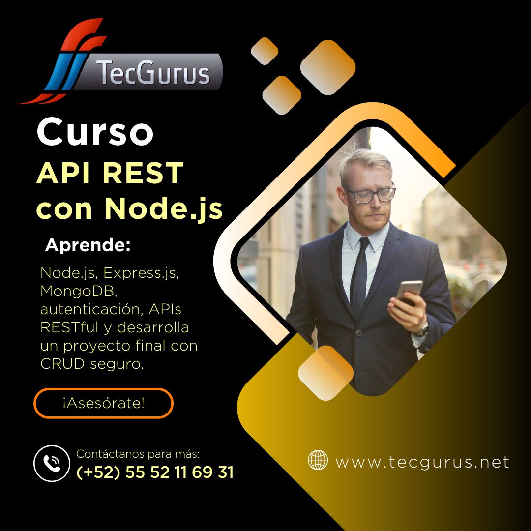 tecgurusnet's tweet image. 💻 Experimenta la creación de un proyecto final que integre todos los conceptos aprendidos.
Con la guía de consultores expertos de Tec Gurus, el curso "API REST con Node.js" inicia el 6 de abril.
🚀 ¡Regístrate! 👉 buff.ly/3TaWoNy
#DesarrolloSoftware #APIRest #SoyGuru
