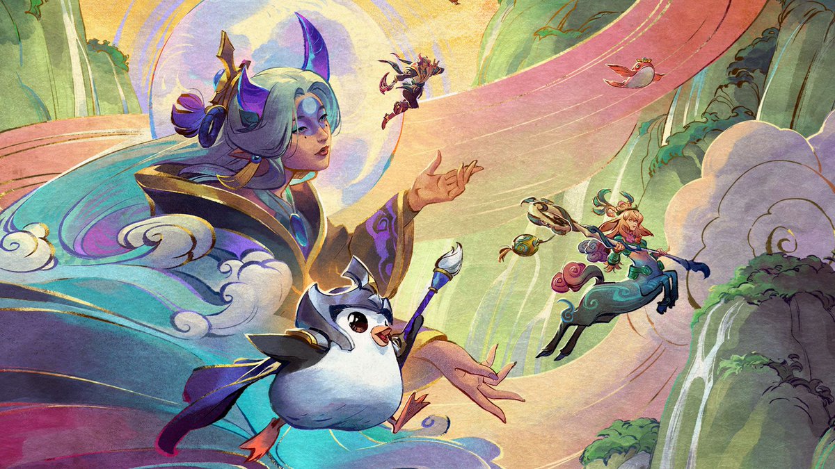 AlternativaNerd's tweet photo. Teamfight Tactics: Fábulas em Tinta – Uma Prévia do Mundo Místico que Aguarda os Jogadores #alune #atualização #eamfighttactics #encontros #espíritosfantásticos #fábulasemtinta #kobuko #lendasmíticas #riotgames https://t.co/xK5nDZ2DJE https://t.co/uI87wl09gi