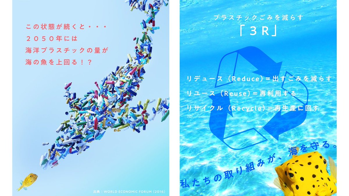 知ると、未来がちょっと良くなる💡

このままだと、魚より〝アレ〟が多くなる！？
#海洋プラスチック #oceanplastic #3R

＞＞ 応援サポーター募集中📣＜＜
クラウドファンディングでご支援をお願いします🙇
camp-fire.jp/projects/view/…

#未来アクションフェス #MiraiActionFes #ActNow