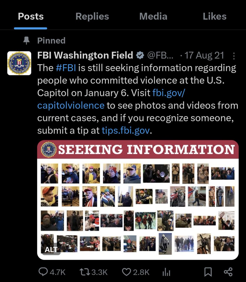 <a href="/CannConActual/">CannCon</a> How #politicized is the <a href="/FBI/">FBI</a>? I just went through the last 100 #tweets from <a href="/FBIWFO/">FBI Washington Field</a>. What I found is that 59 of them are announcements relating to #arrests or #convictions of #J6ers. All other subjects, crimes, and convictions combined account for only 41.
