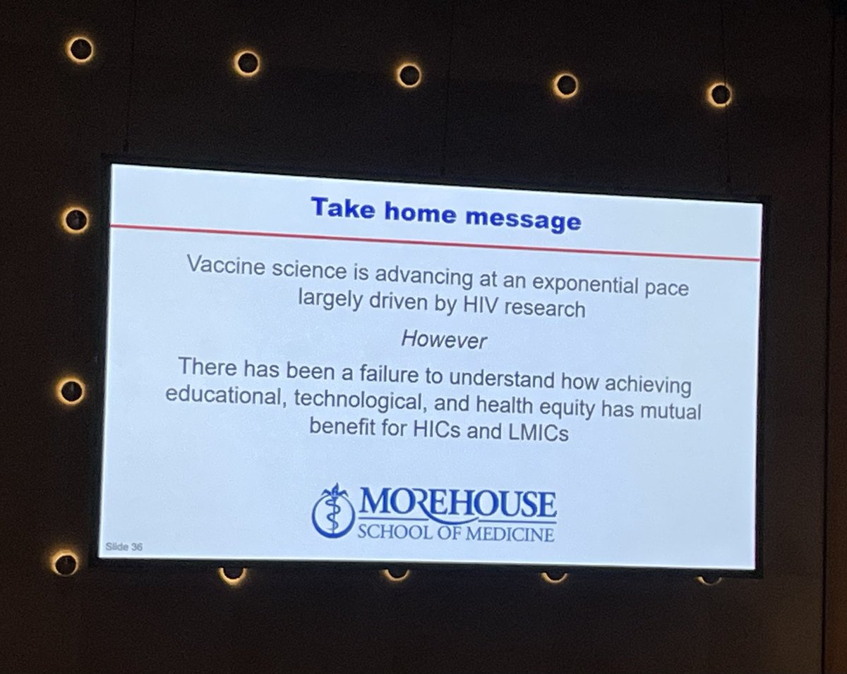 What a memorable #CROI2024 opening session. Hearing a basic scientist end his talk talking about health #equity! Thank you @BarneyGrahamMD @Morehouse!