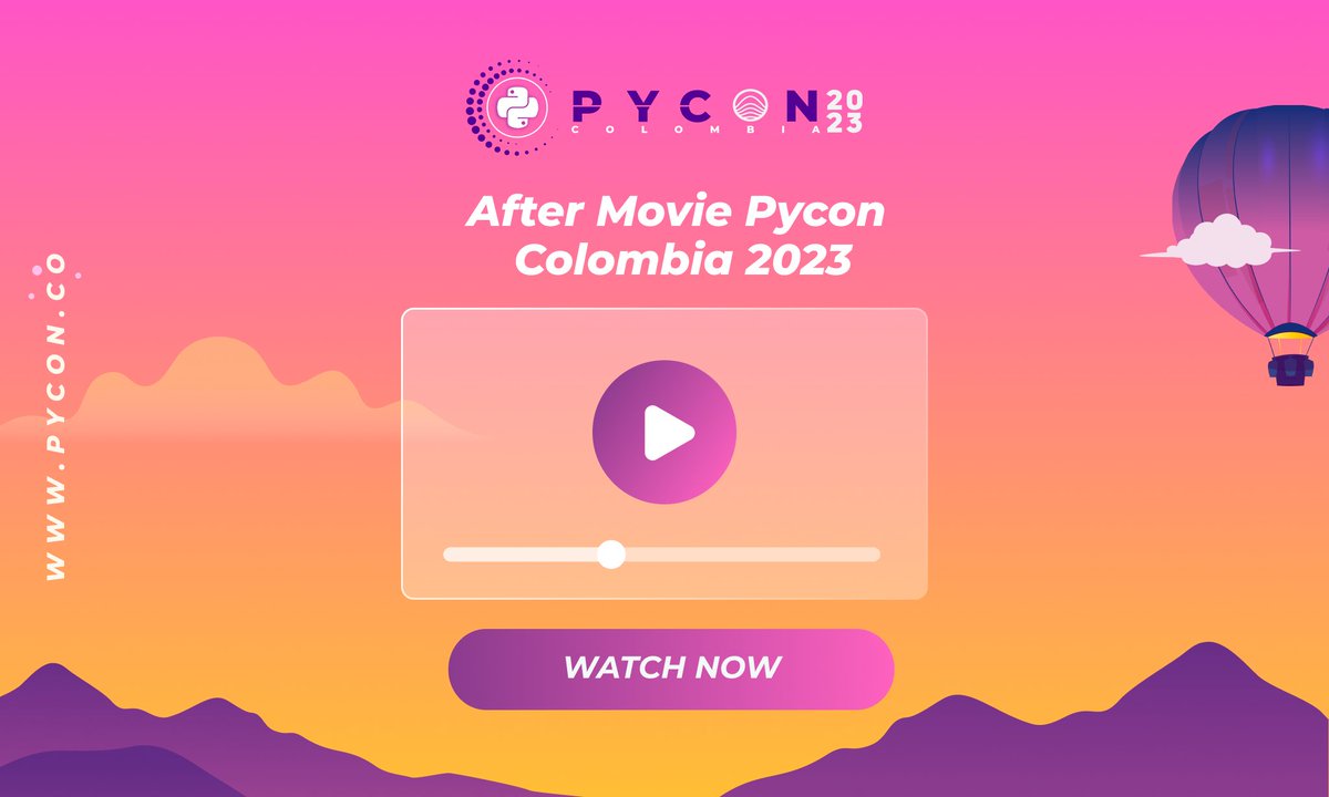pyconcolombia's tweet image. 🎉Relive the most important moments of PyCon Colombia 2023!🐍🇨🇴 

Our after movie is here to take you back to those exciting days filled with learning, innovation, and connection in the Python community.🚀 📽️

youtu.be/x86AheHQDo8 

#PyConColombia #PyConColombia2023