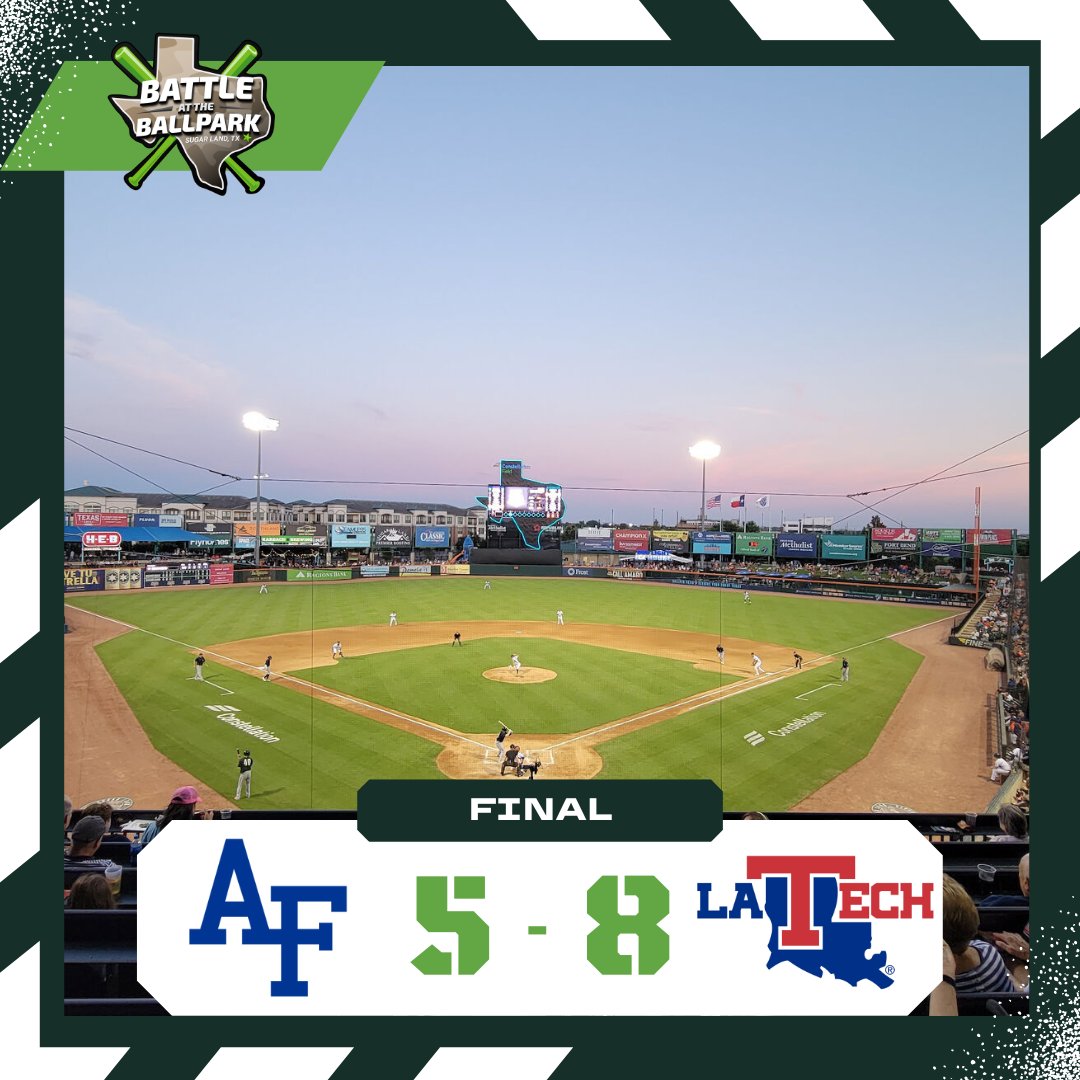 A win fit for a CHAMPION! Congratulations to @LATechBSB on winning the 2024 Battle at the Ballpark Championship! #BestOutsideOfOmaha | #CantStopThisTrain