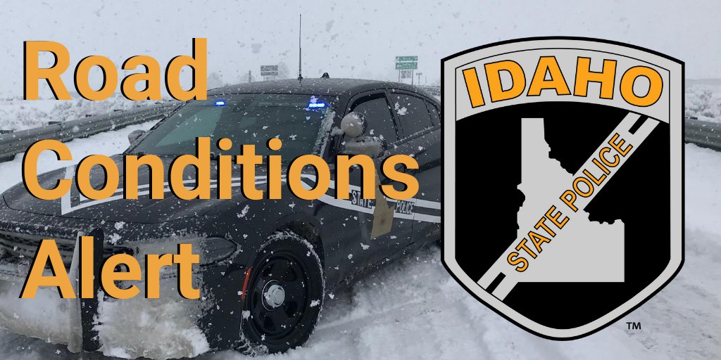 isprccs's tweet image. ISP Troopers report slick conditions on Interstate 15 in the Pocatello and Blackfoot areas as well as Interstate 86 from Pocatello to the Massacre Rocks area.  Multiple slide offs have been reported.  Use caution in these areas.

@ISPHeadquarters  @ISPEasternID