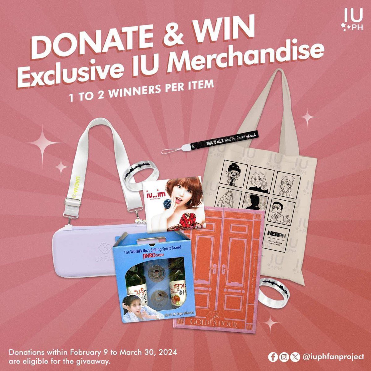 iuphfanproject's tweet photo. [FUNDRAISING UPDATE] 1/2

Would you like to win IU merch and support the concert with your donation? Join our raffle event below!

Every entry makes a difference. Click the link below to enter and show your support!

🎁Vismin: https://t.co/o3lz3ADBEO https://t.co/dyUbYbSG6d