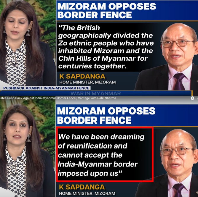 Question: Are the #ChinKukiZo potentially gearing up for conflict if #India doesn't yield to their demands regarding the Indo-Myanmar border fencing? 

@ndtv @ZeeNews @republic @PoknaphamNews @ImphalFreePress @hmo 

#AbrogateSo0 
#abrogateKukiSoo