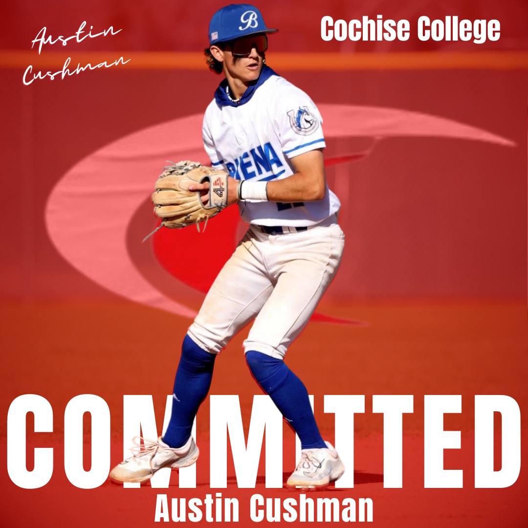 I am proud to announce that I have decided to further my athletic and academic career as an Apache at Cochise College. I would like to thank my coaches, family, and teammates who have helped me along the way to achieve this goal. @CoachNelly10 @BaseballsNextL