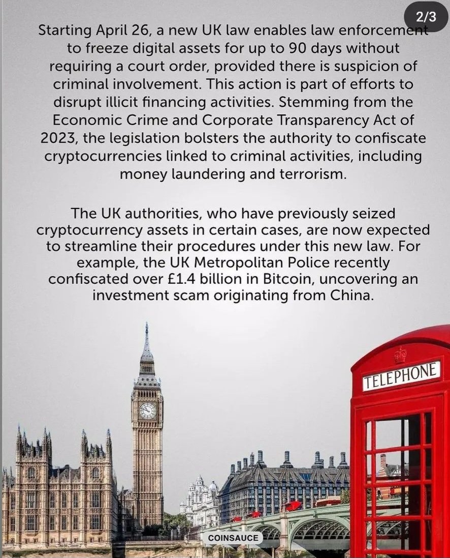 @getbabb @ReDeFi_World New UK #crypto law coming into place from 26th April 2024 Please share! #Regulatoryclarity is becoming stronger and stronger! #Blockchain is an open ledger... no where to hide FYI ##cryptocommunity #bax $bax #babb is regulated in the UK @CoinsauceCrypto