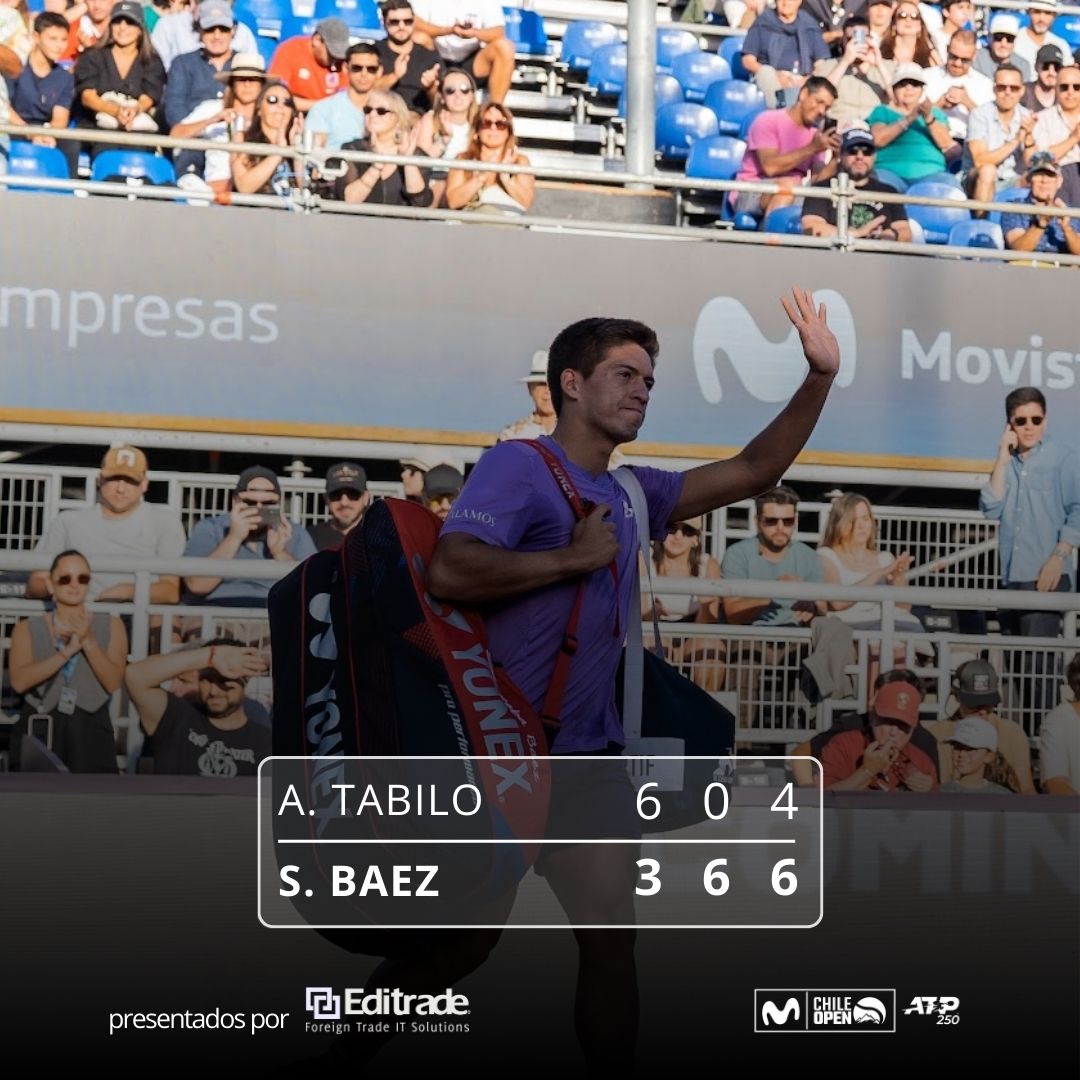 Con este resultado, Sebastián Báez 🇦🇷 se lleva la copa del Movistar Chile Open 2024 y se posiciona dentro del top 20 ATP, el mejor ubicado de Sudamérica 🌎. @sebaabaez7 | @atptour | @ATPTour_ES