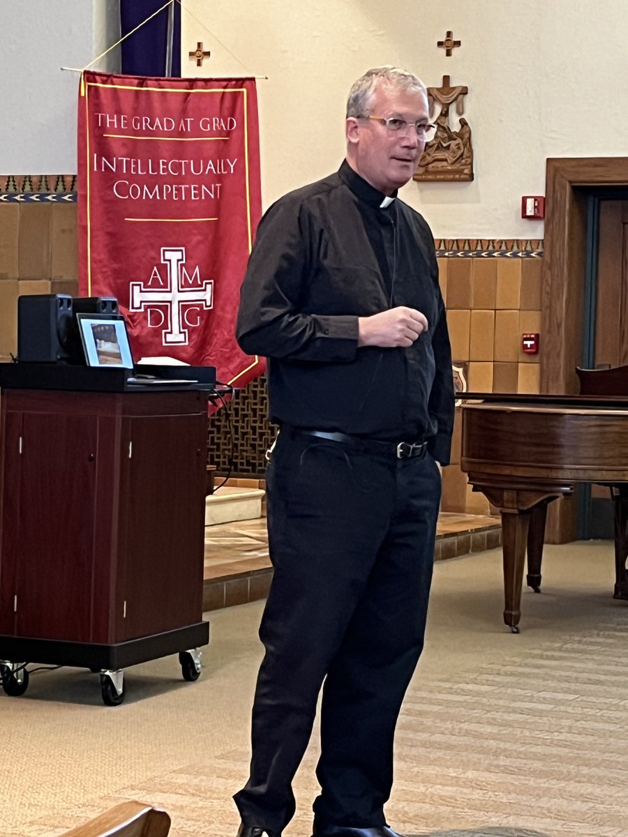 Thanks to @UofDJesuit  for inviting @Michigan_Malta  to participate in today's beautiful mass and veneration of the relics of St. Jean de Brebeuf at U-D's Chapel of the North American Martyrs.