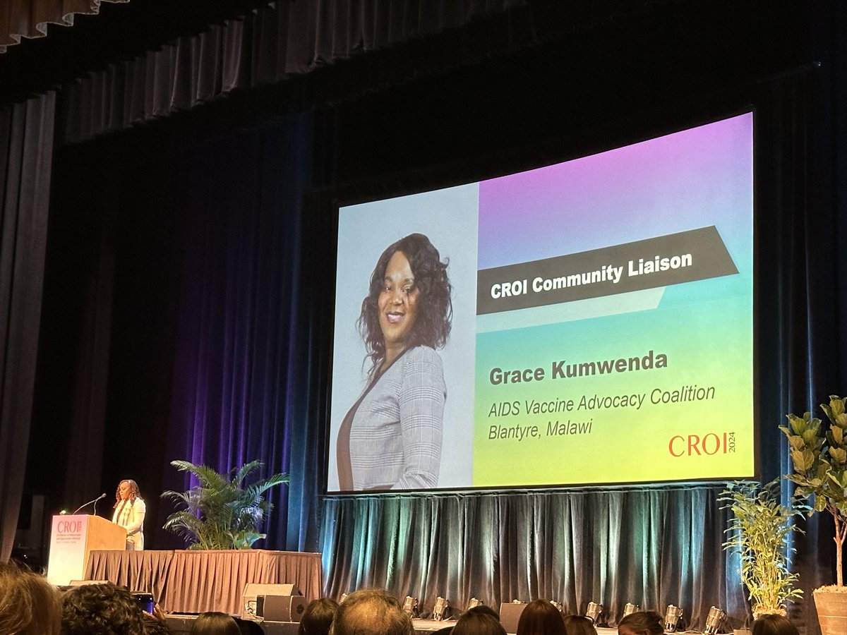 AVAC's own @gjkumwenda paying to tribute to the legendary Marty Delaney in introducing @frankmugisha to unveil the power of Uganda’s LGBTIQ advocacy in shaping HIV response and health care access #CROI2024 The power of advocacy and community engagement.