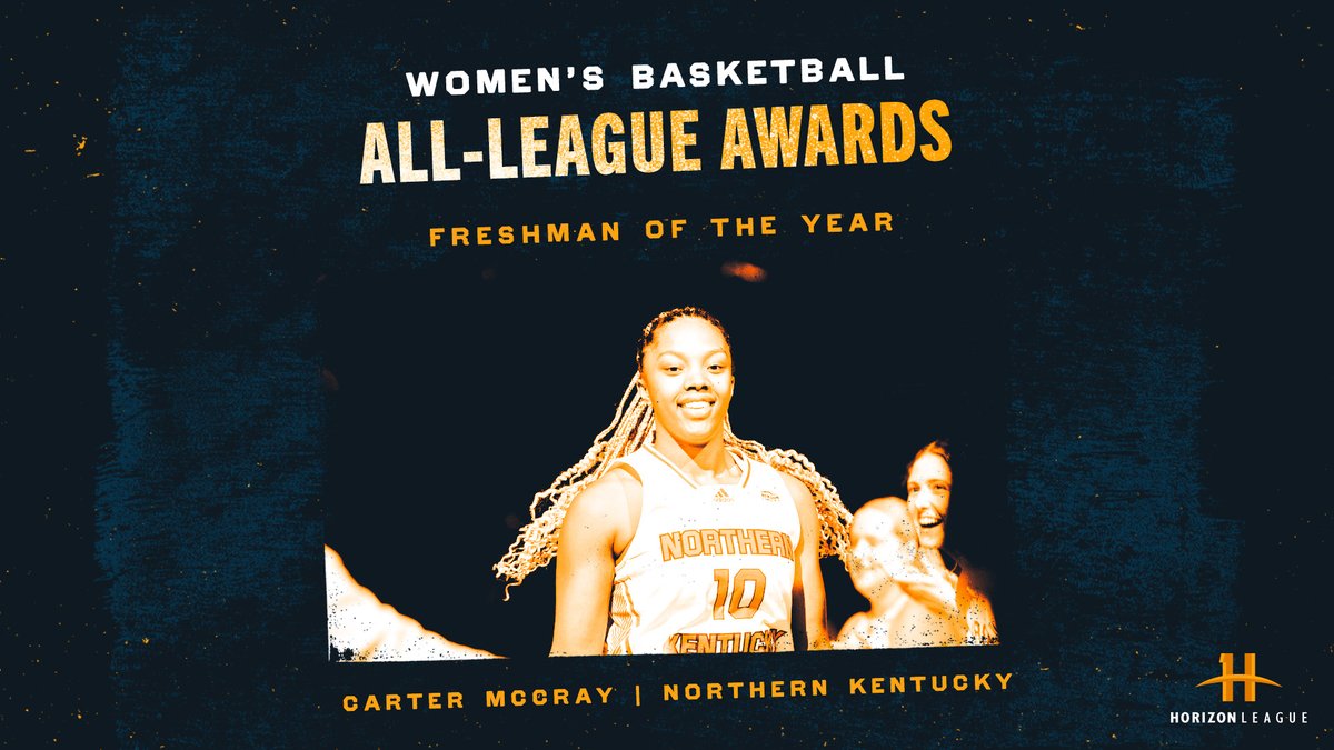 Our 2023-24 #HLWBB Freshman of the Year is Carter McCray (<a href="/cmccray31/">Carter McCray</a>) of <a href="/NKUNorseWBB/">NKU Women's Basketball 🏀</a>!

🏀: bit.ly/3uUts2W
#OurHorizon🌇