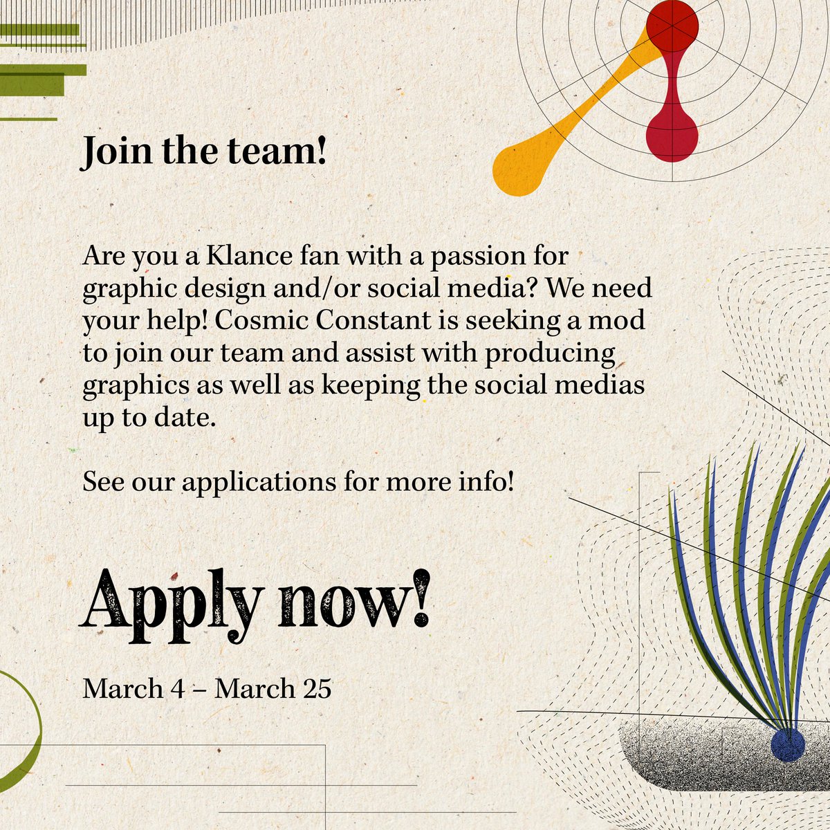 🚀We're looking for someone to join our mod team!☄️

You can read more about the expectations in our application (linked below⬇️)