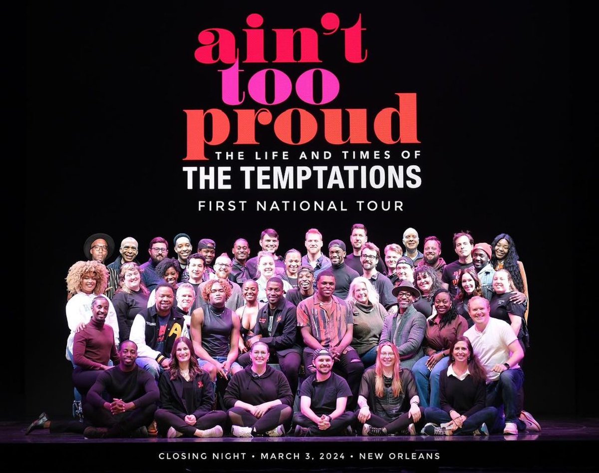 Two and a half incredible years with the most incredible people. Happy Trails to the company and crew of the 1st National #AintTooProudTour ❤️