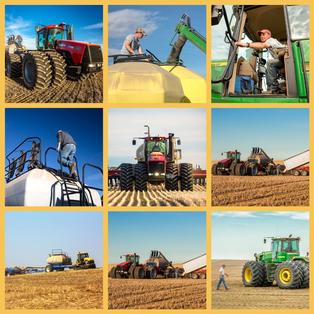 🌾🚜 Despite snowy weather, Montana farmers gear up for spring seeding. Fields will soon thaw, tractors hum, seeds sown. 📸 Photos from past seasons. Stay tuned for more! 🌾 #SpringSeeding #MontanaAg #ToddKlassyPhotography #Wheat #FarmLife #Montana