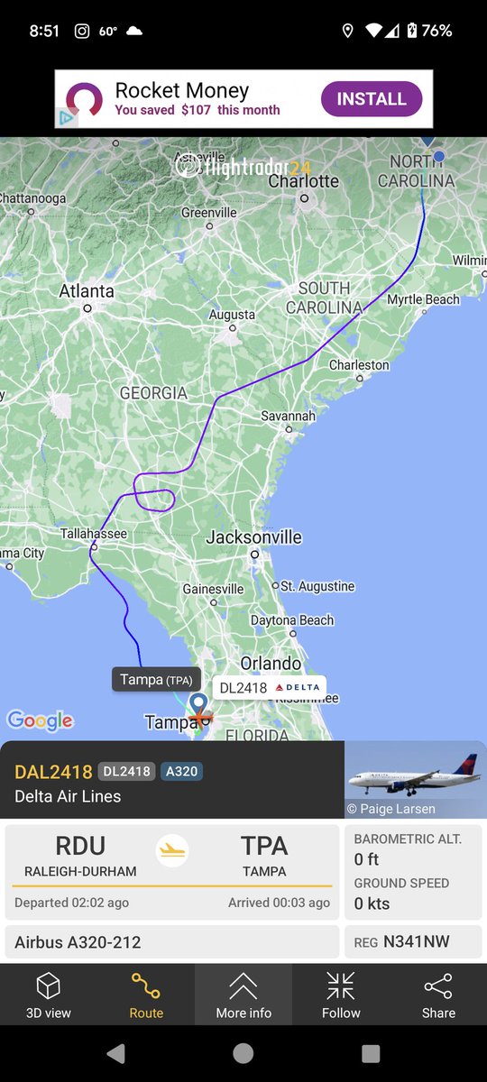 I love nerding out on <a href="/flightradar24/">Flightradar24</a>. Until I'm tracking my fiance's flight and the flight path looks VERY different than it should.